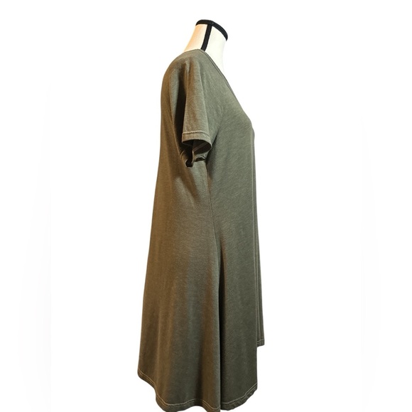 NATURAL LIFE Olive Green Tee Shirt Dress - Picture 4 of 6